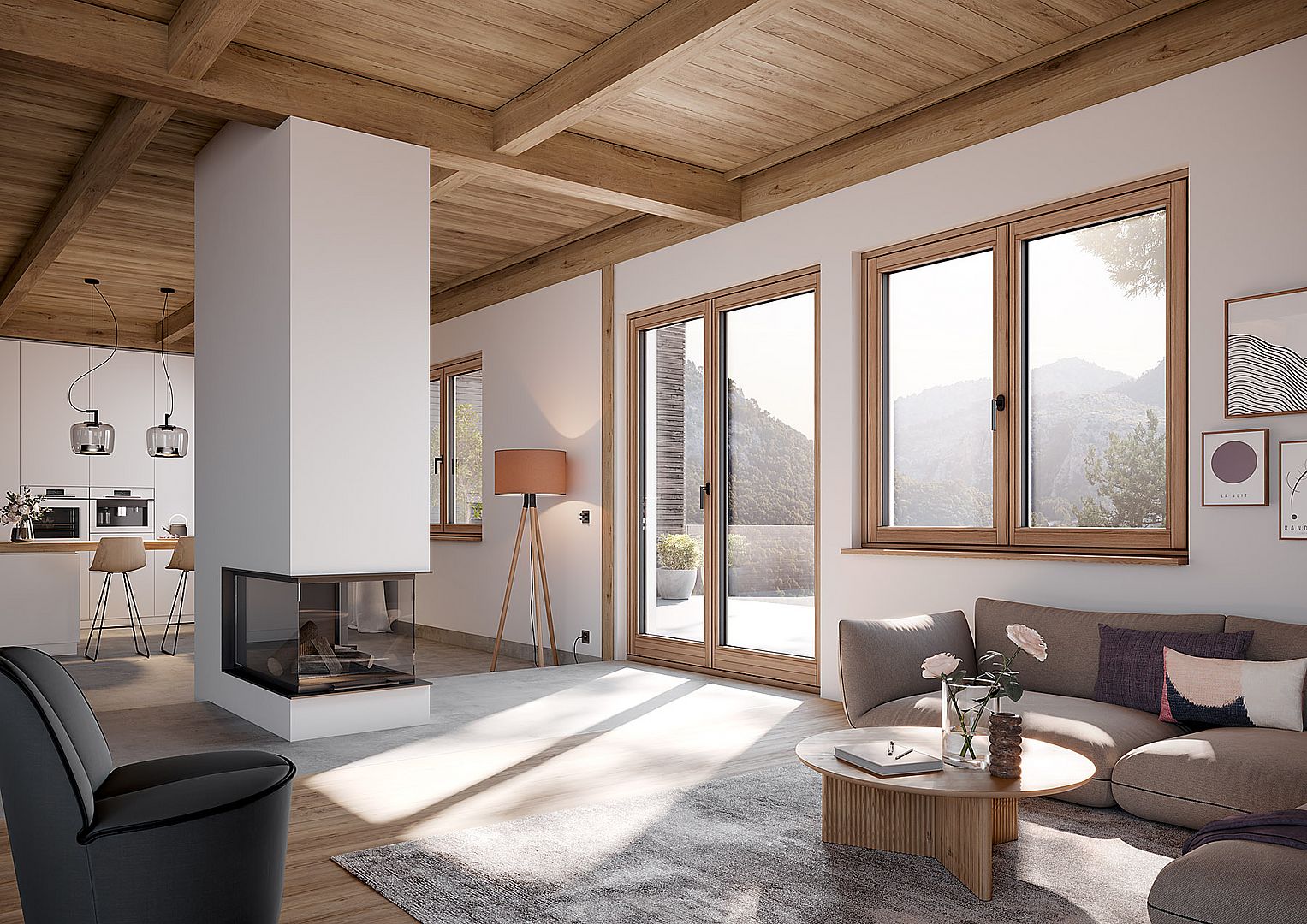Flächenbündig innen und außen sowie äußerst elegante Maße – das verspricht die STYRIALINE.